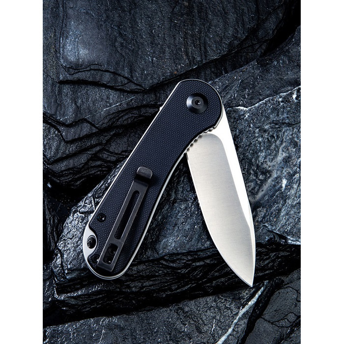 Нож складной Civivi Elementum, (7.5 см) D2 / G10 черный (C907A)