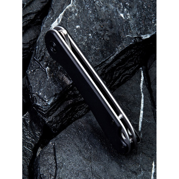 Нож складной Civivi Elementum, (7.5 см) D2 / G10 черный (C907A)
