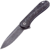 Ніж складаний Civivi Elementum, (7.5 см) Damascus / Carbon Fiber (C907C-DS2)