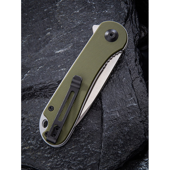 Ніж складаний Civivi Elementum, (7.5 см) D2 / G10 оливковий (C907E)