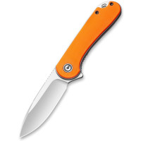 Ніж складаний Civivi Elementum, (7.5 см) D2 / G10 помаранчевий  (C907R)