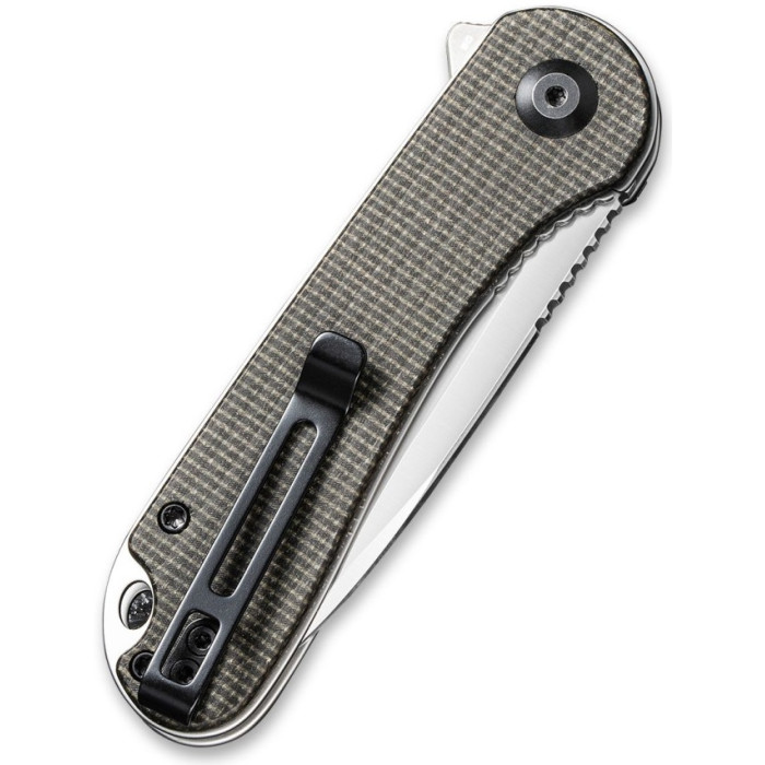 Нож складной Civivi Elementum, (7.5 см) D2 / Micarta коричневый (C907T)