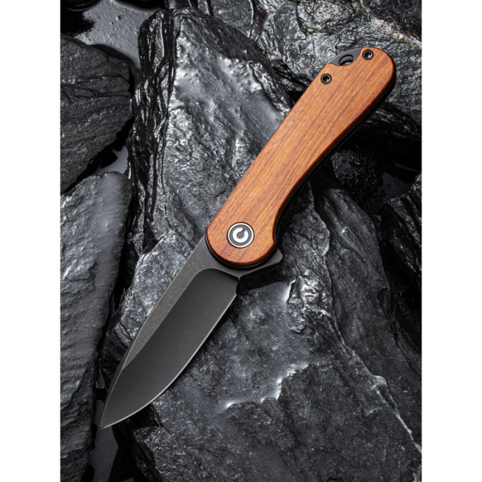 Ніж складаний Civivi Elementum, (7.5 см) D2 / Guibourtia Wood (C907U)