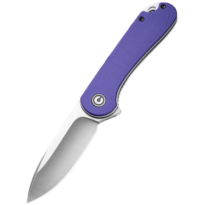 Ніж складаний Civivi Elementum, (7.5 см) D2 / G10 фіолетовий (C907V)