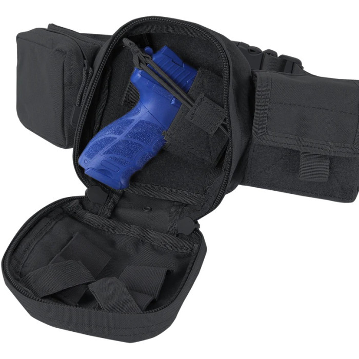Поясна розвантажувальна система Condor Fanny Pack black (143-002)