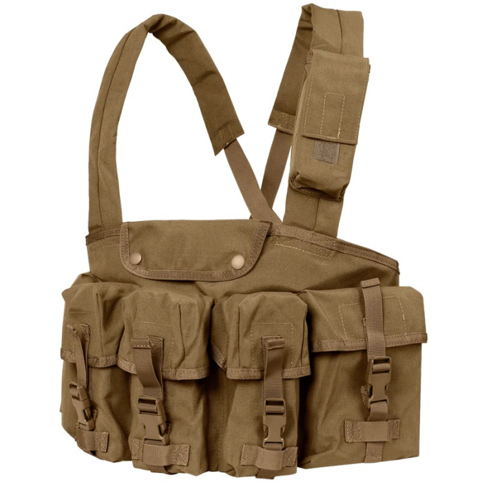 Розвантажувальна система Condor 7-Pocket Chest Rig coyote brown (CR-498)