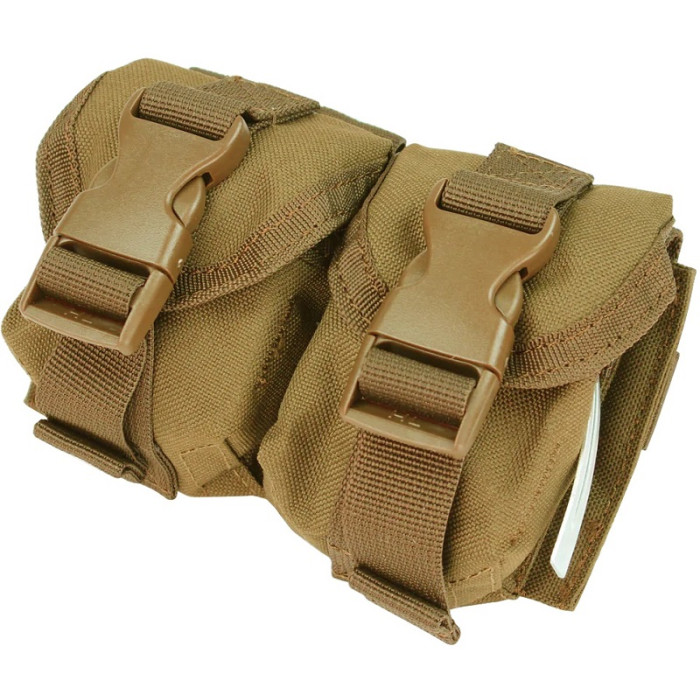 Подсумок для гранат Condor Double Frag Grenade Pouch coyote brown (MA14-498)