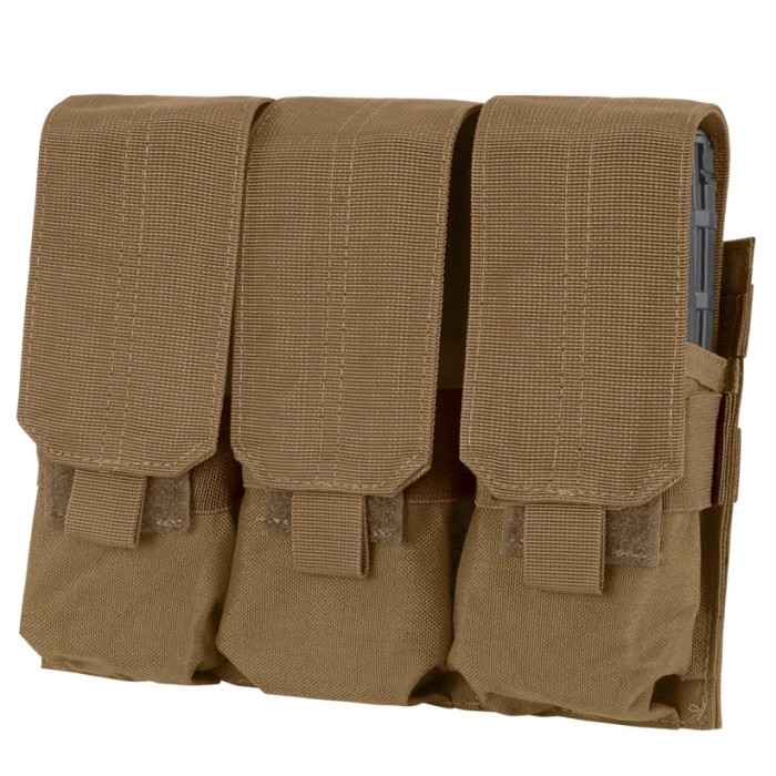 Подсумок Condor Triple M4 Mag Pouch coyote brown (MA58-498)