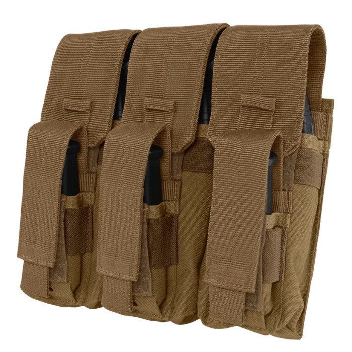 Подсумок Condor Triple AK Kangaroo Mag Pouch coyote brown (MA72-498)
