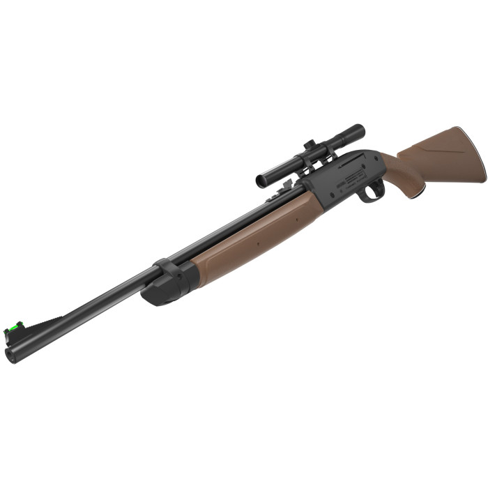 Пневматична гвинтівка Crosman Classic кал.177 (4.5 мм) з оптичним прицілом 4х15 (2100X)