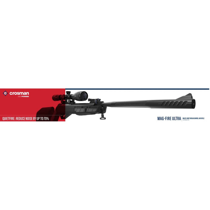 Пневматическая винтовка Crosman Mag-Fire Ultra, с оптическим прицелом 3-9x40 mm, кал.177 (4.5 мм) (CMU7SXS)