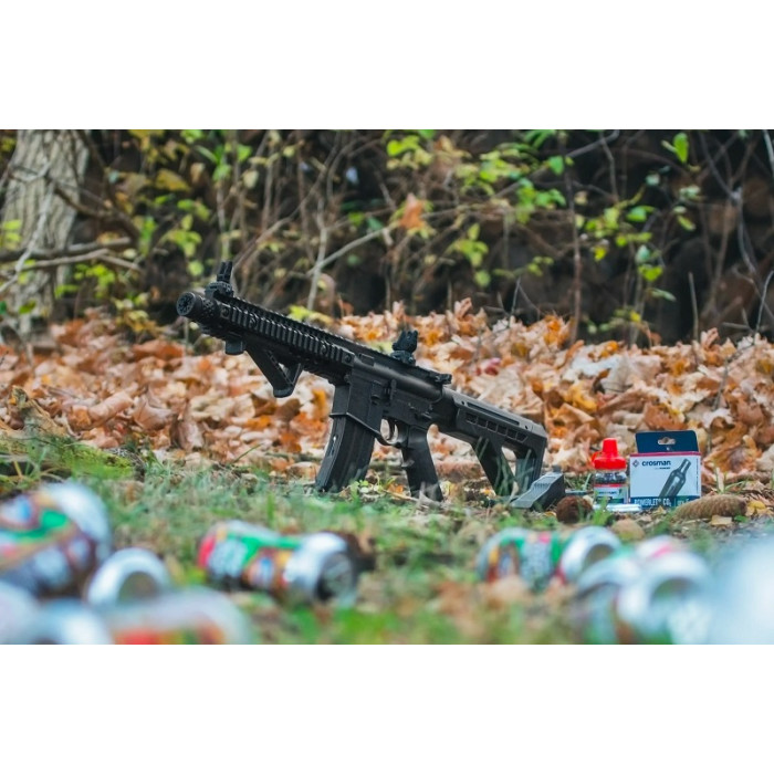 Пневматическая винтовка Crosman DPMS SBR Full Auto, кал.177 (4.5 мм) (DSBR)