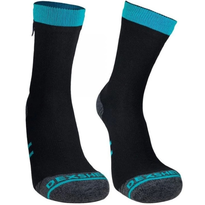 Носки водонепроницаемые DexShell Running Lite Socks, синие полоски (DS20610BLU)