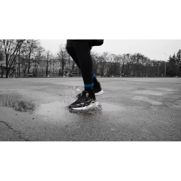 Носки водонепроницаемые DexShell Running Lite Socks, синие полоски (DS20610BLU)