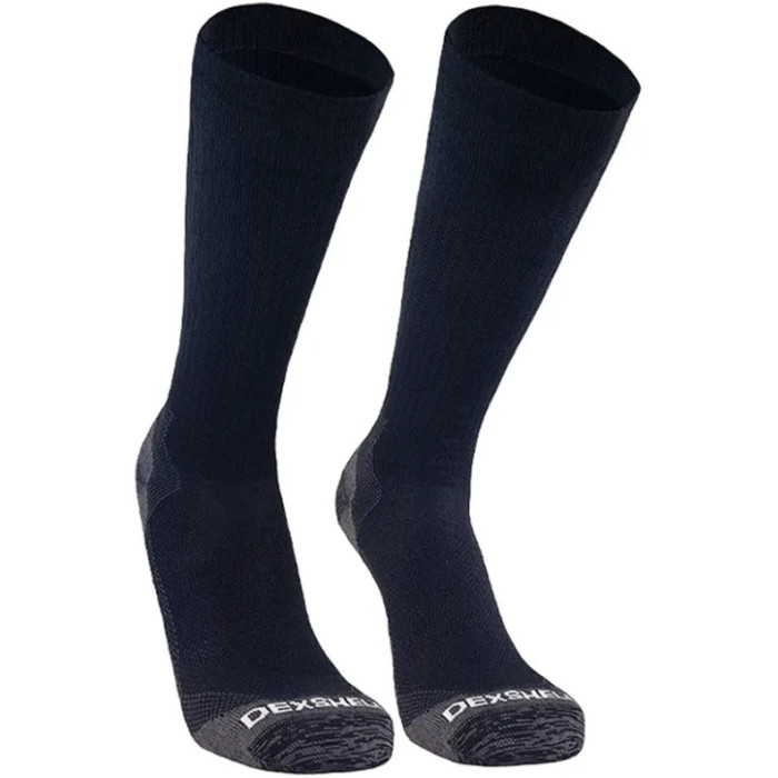 Носки водонепроницаемые DexShell Terrain Walking 2.0 Socks, черно-серые (DS62406JBG)