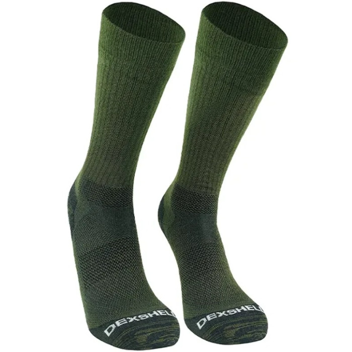 Носки водонепроницаемые DexShell Terrain Walking 2.0 Socks, хаки (DS62406OLV)