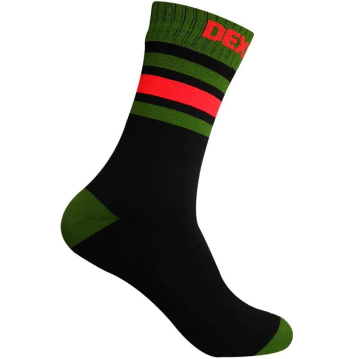 Носки водонепроницаемые DexShell Ultra Dri Sports Socks, с оранжевой полосой (DS625W-BO)