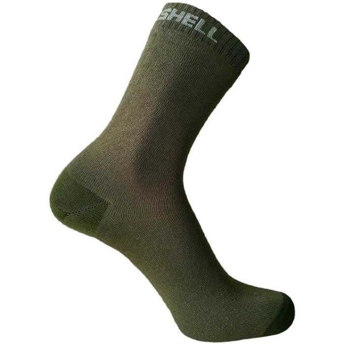 Носки водонепроницаемые DexShell Ultra Thin Crew, хаки/серый (DS683OG)