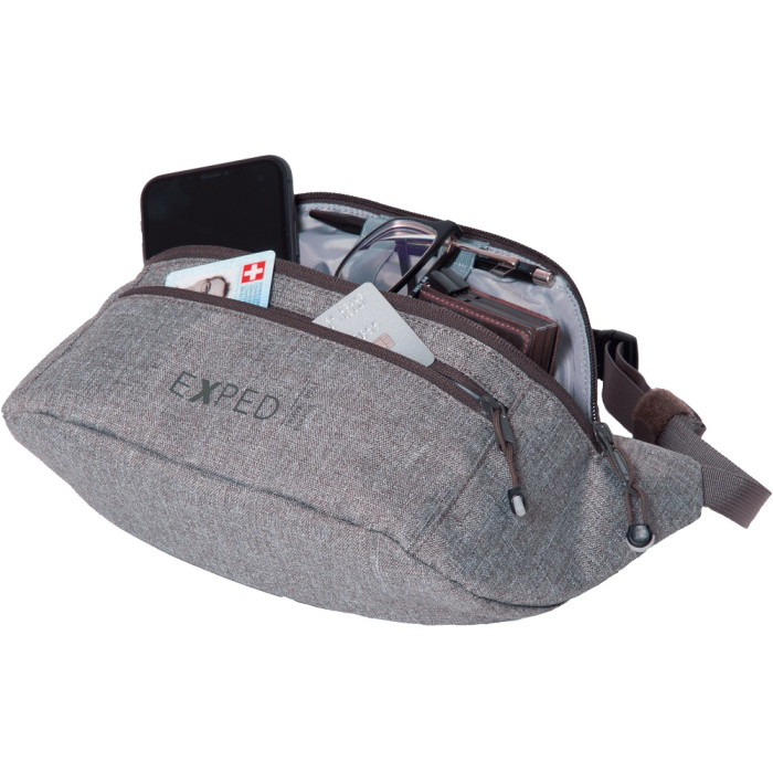 Сумка на пояс Exped Travel Belt Pouch grey melange (018.1062)