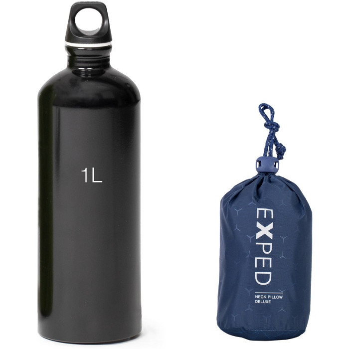 Надувная подушка Exped Neck Pillow Deluxe navy mountain (018.1117)