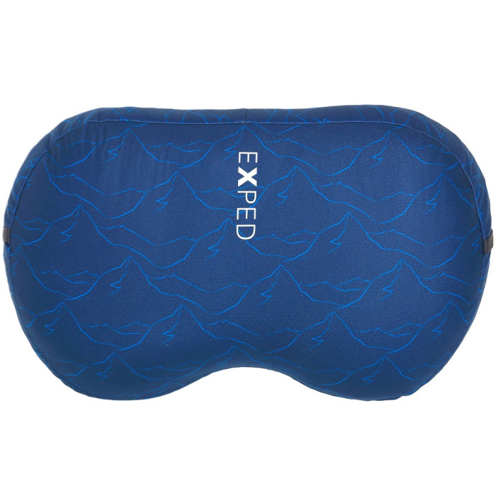 Надувна подушка Exped Down Pillow Large navy mountain (018.1160)