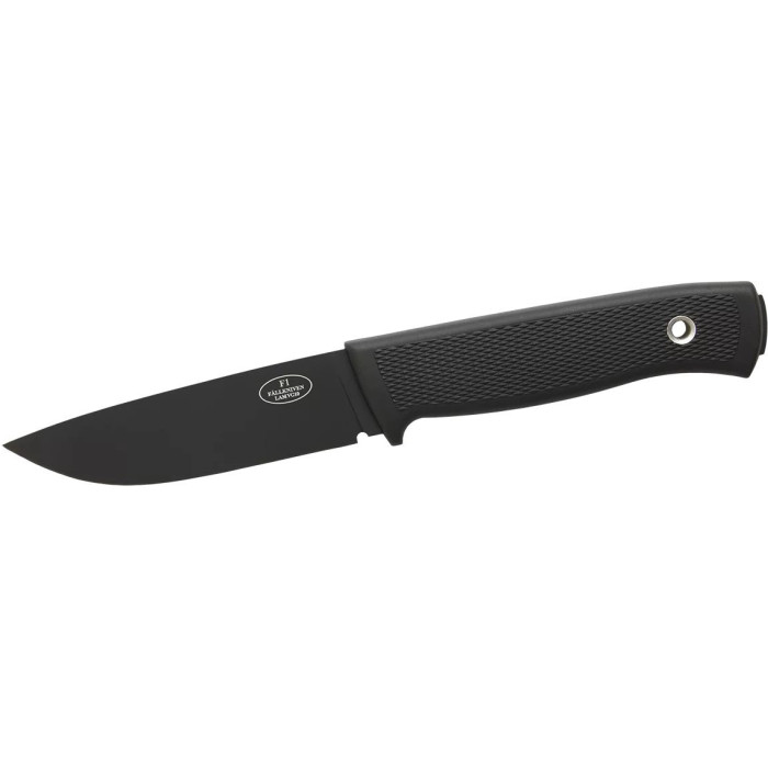 Нож Fallkniven F1 Pilot Survival black, кожаные ножны, сталь Lam. VG-10 (F1BL)