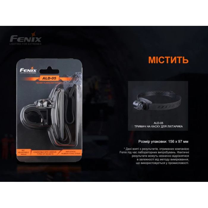Универсальный крепеж на шлем с повязкой Fenix ALD-05 (ALD-05)
