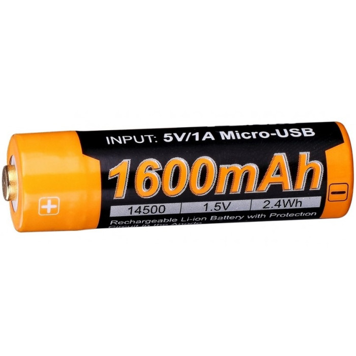 Акумулятор 14500 Fenix ARB-L14-1600U - 1600 mAh micro usb (ARB-L14-1600U)