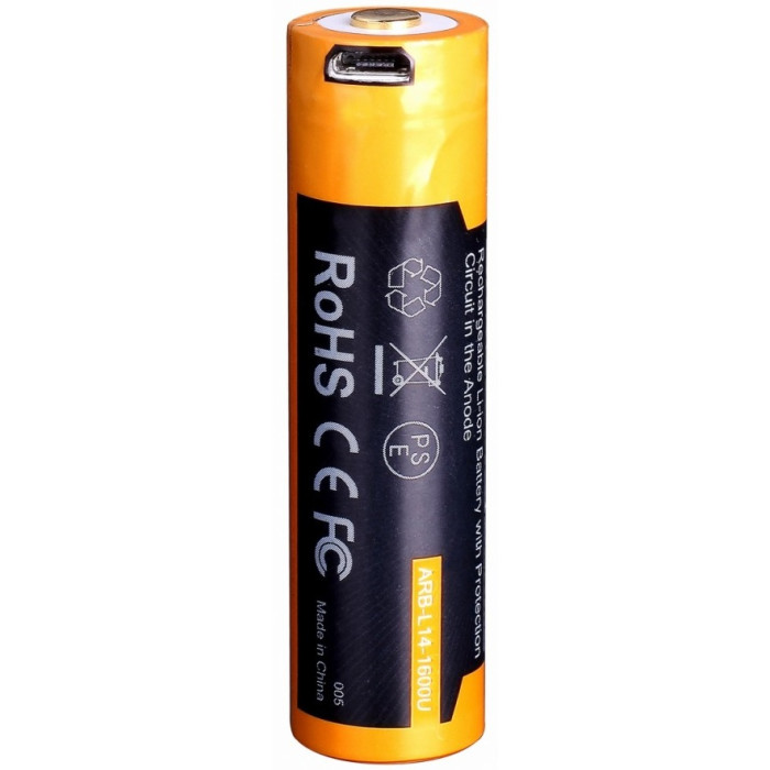 Акумулятор 14500 Fenix ARB-L14-1600U - 1600 mAh micro usb (ARB-L14-1600U)
