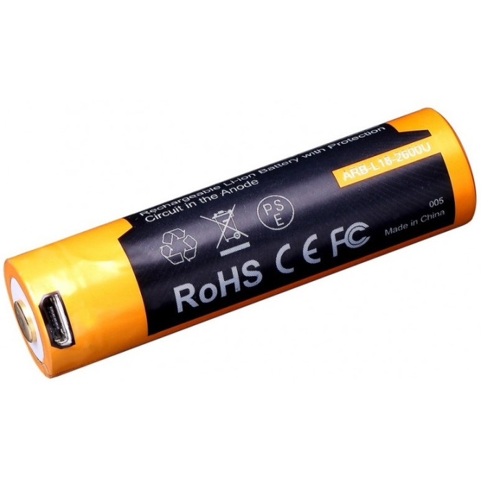Аккумулятор 18650 Fenix ARB-L18-2600U - 2600 mAh (ARB-L18-2600U)