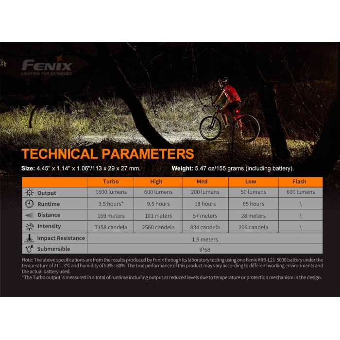 Комплект велосипедних ліхтарів Fenix BC26R + BC05RV20 (BC26R-BC05RV20)