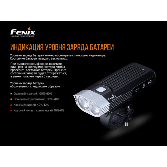 Велофара Fenix BC30V20 - LUMINUS SST40 (BC30V20)