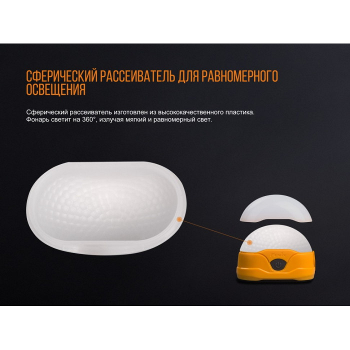 Ліхтар кемпінговий Fenix CL20R Orange (CL20Ror)