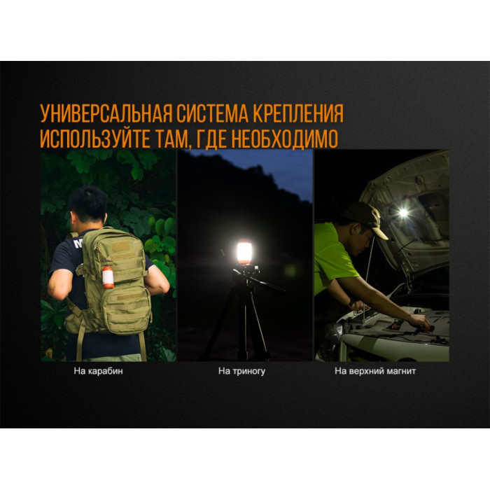 Ліхтар кемпінговий Fenix CL26 Black (CL26Rb)