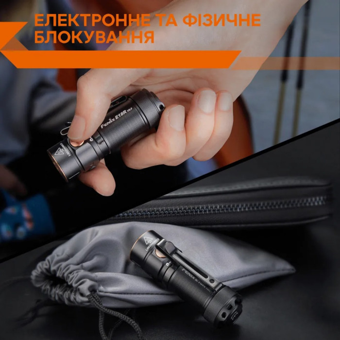 Ліхтар ручний Fenix E18R V2.0 (E18RV20)
