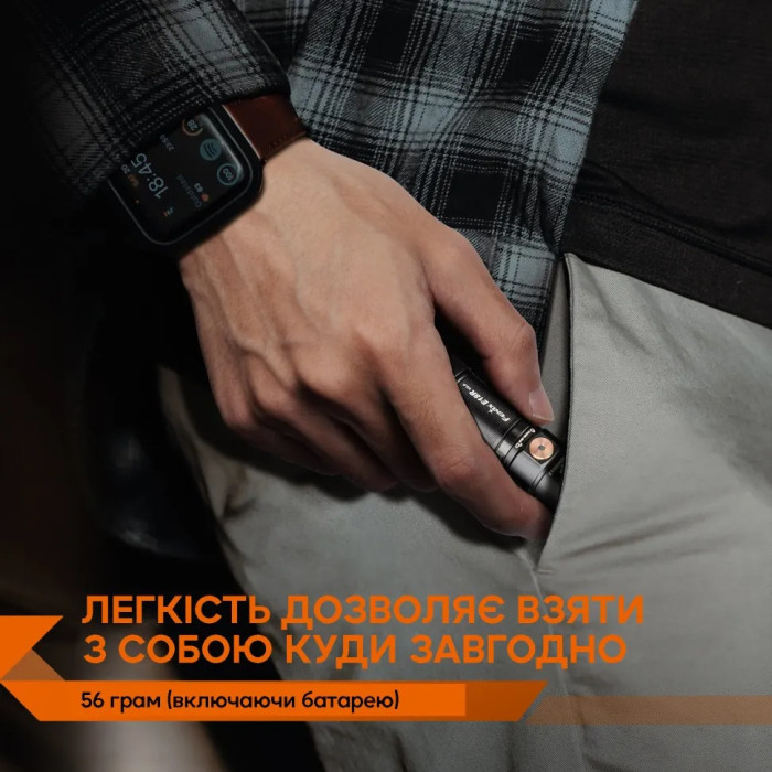 Ліхтар ручний Fenix E18R V2.0 (E18RV20)
