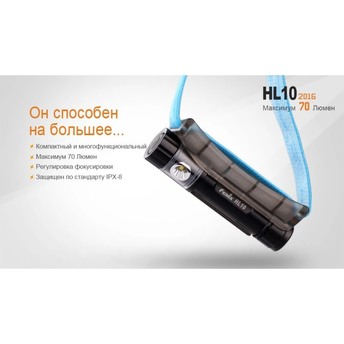 Налобний ліхтар Fenix HL10 purple (HL10p)
