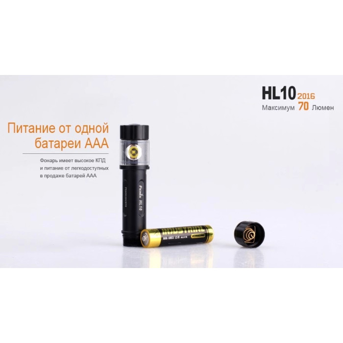 Налобний ліхтар Fenix HL10 purple (HL10p)