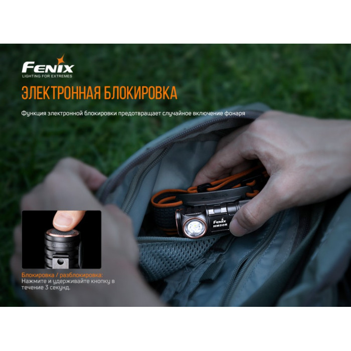 Налобный фонарь Fenix HM50R V2.0 - XP-G S4, ANSI 700 lm (HM50RV20)