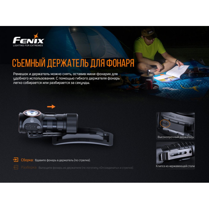 Налобный фонарь Fenix HM50R V2.0 - XP-G S4, ANSI 700 lm (HM50RV20)