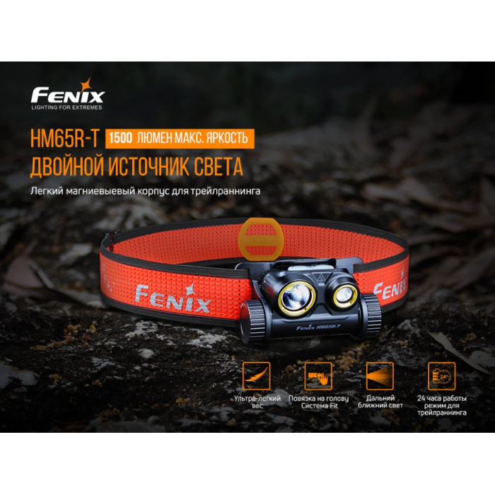 Налобний ліхтар Fenix HM65R-T Raptor - SST40 + CREE XP-G2 S3r (HM65RT)