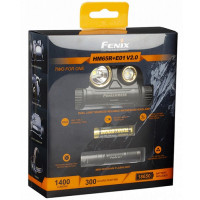 Подарочный набор: налобный фонарь Fenix HM65R + ручной фонарь Fenix E01 V2.0 (HM65RE01V20)