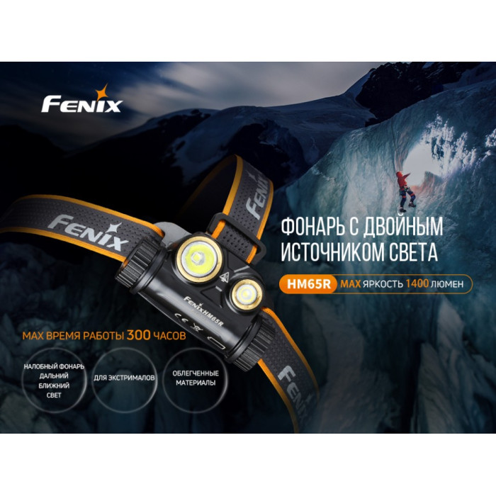 Налобний ліхтар Fenix HM65R - Raptor (HM65R)
