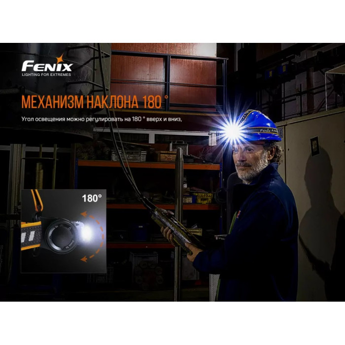 Налобный фонарь Fenix HM70R - LUMINUS SST40, ANSI 1600 lm, 21700 (HM70R)