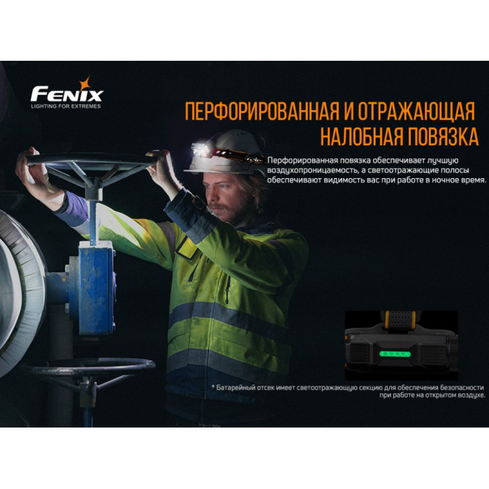 Налобный фонарь Fenix HP25R V2.0 - LUMINUS SST40, ANSI 2000 lm (HP25RV20)