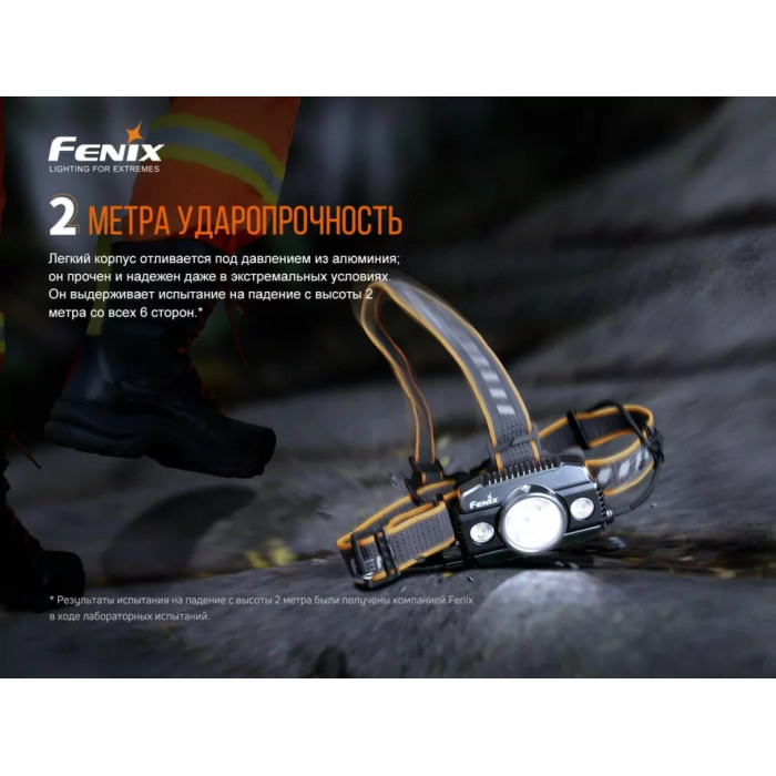 Налобний ліхтар Fenix HP30R V2.0 - XHP50+XP-G3 S4, ANSI 3000 lm, 21700 (HP30RV20)