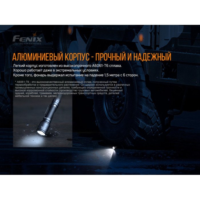 Ліхтар ручний Fenix TK06 Luminus SST20 L4 (TK06)
