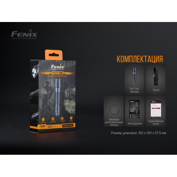Ліхтар ручний Fenix TK11 TAC Luminus SST40 (TK11TAC)