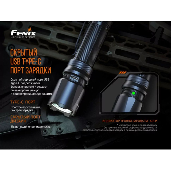 Фонарь ручной Fenix TK20R V2.0 - Luminus SFT70, ANSI 3000 lm, 21700 (TK20RV20)
