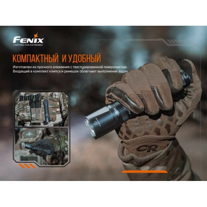 Фонарь ручной Fenix TK20R V2.0 - Luminus SFT70, ANSI 3000 lm, 21700 (TK20RV20)